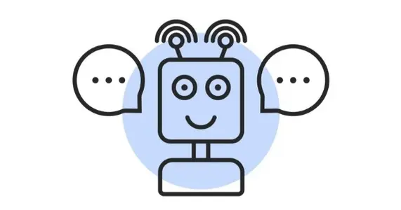 Ilustración de un chatbot.